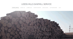 Desktop Screenshot of loesshillssawmill.com